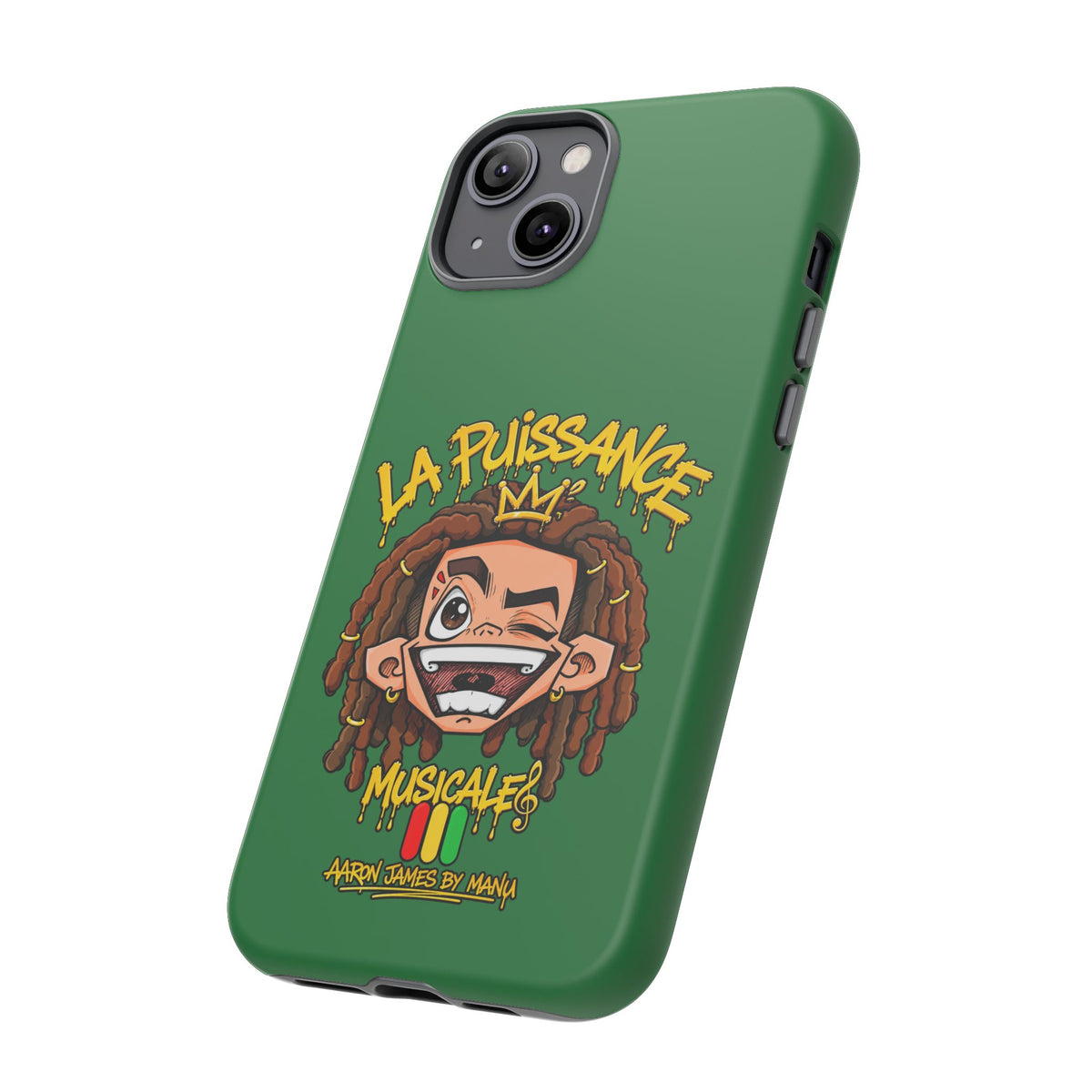 Coque Rasta King – Vert | La Puissance Musicale