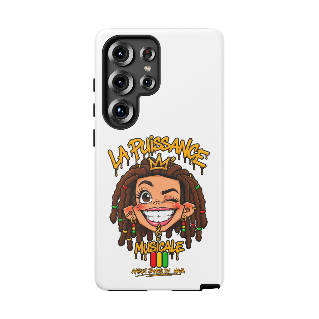Coque Samsung Rasta Queen – Blanc | La Puissance Musicale – vue 40