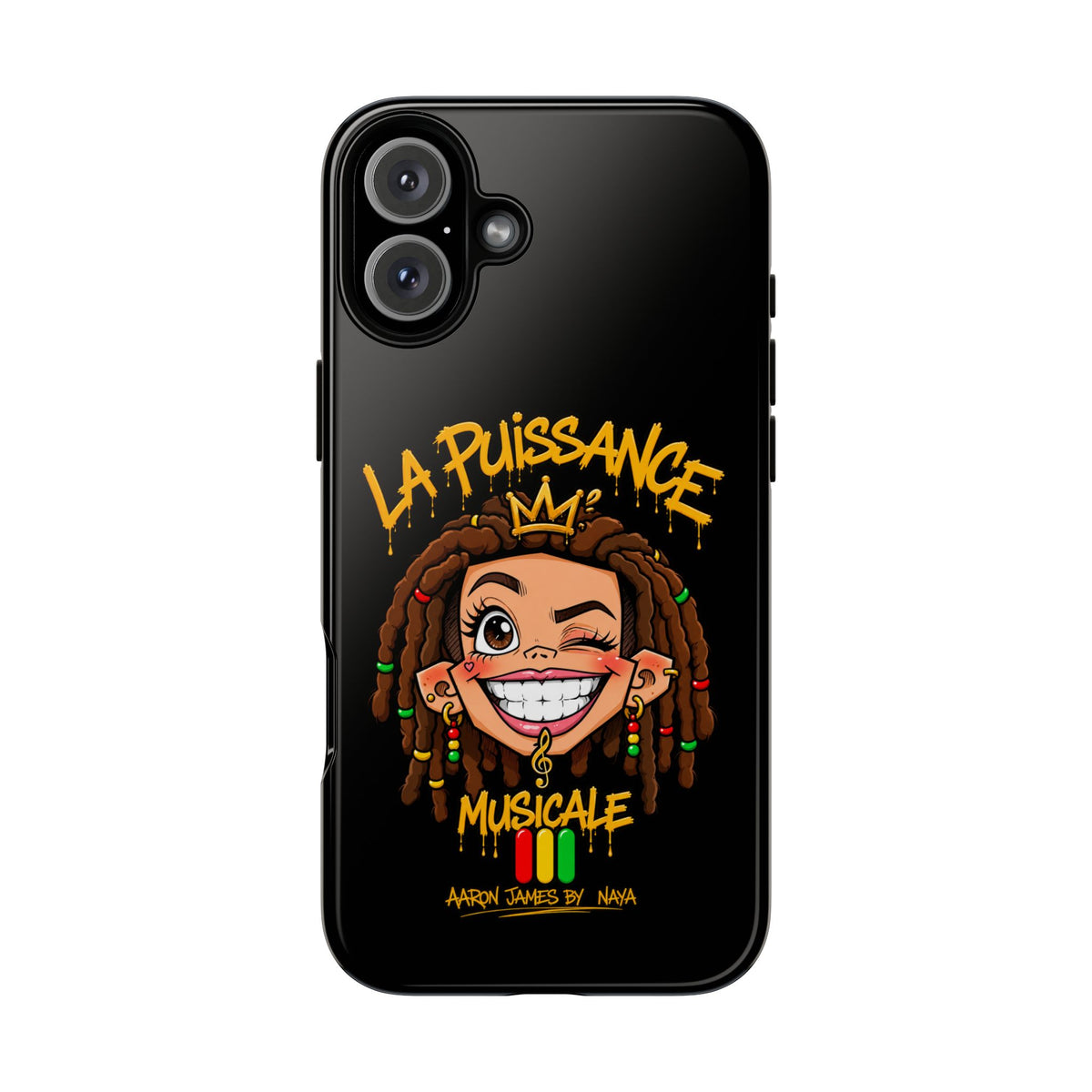 Coque Rasta Queen – Noir | La Puissance Musicale