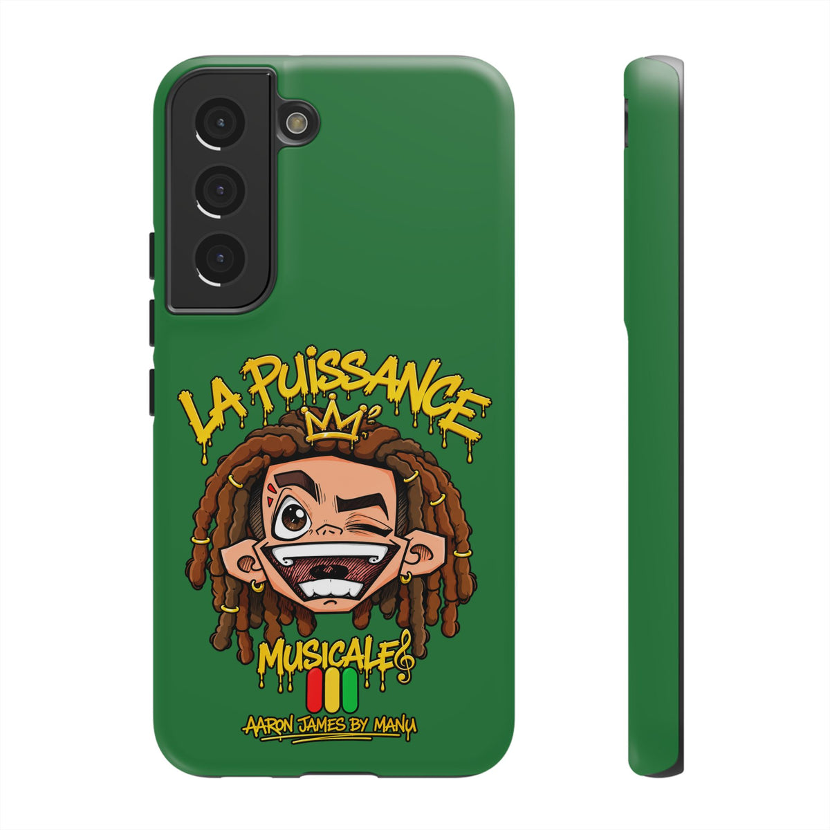 Coque Samsung Rasta King – Vert | La Puissance Musicale – vue 18