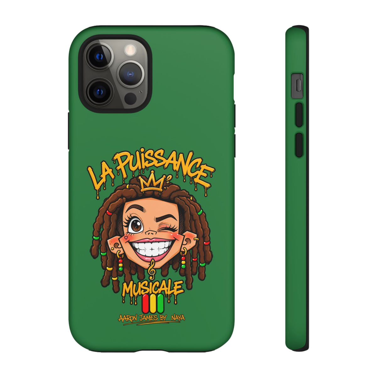 Coque Rasta Queen – Vert | La Puissance Musicale