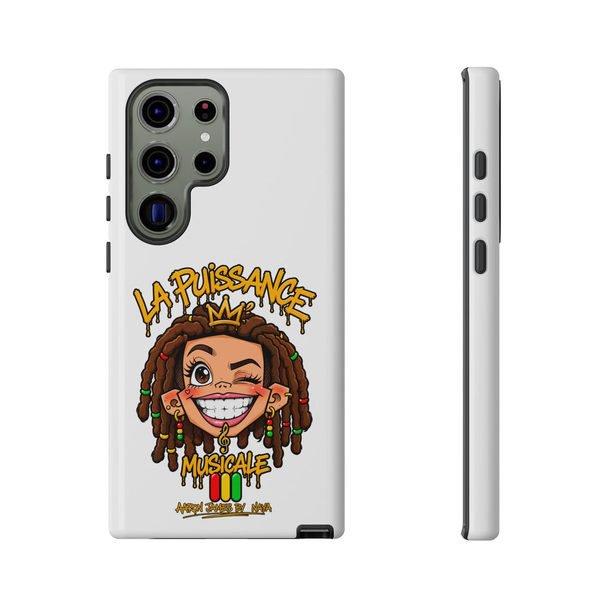 Coque Samsung Rasta Queen – Blanc | La Puissance Musicale – vue 27