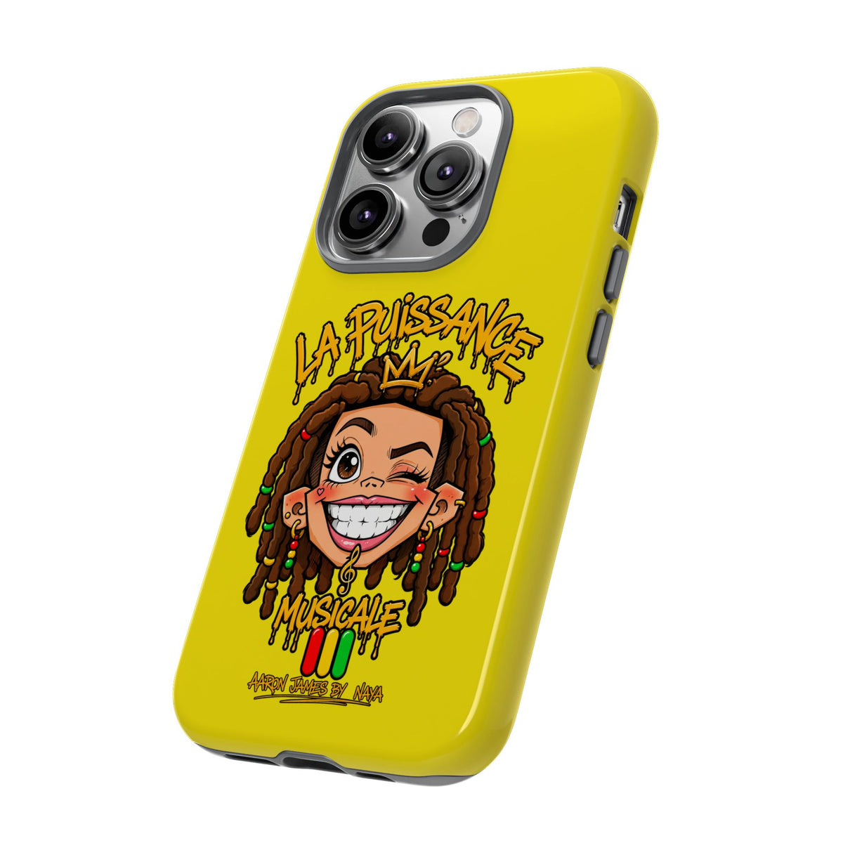 Coque Rasta Queen – Jaune | La Puissance Musicale