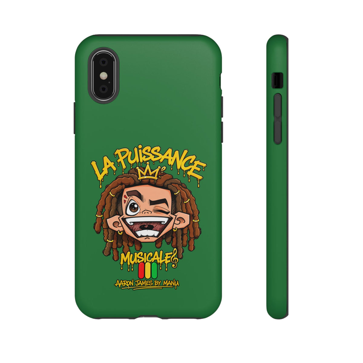 Coque Rasta King – Vert | La Puissance Musicale