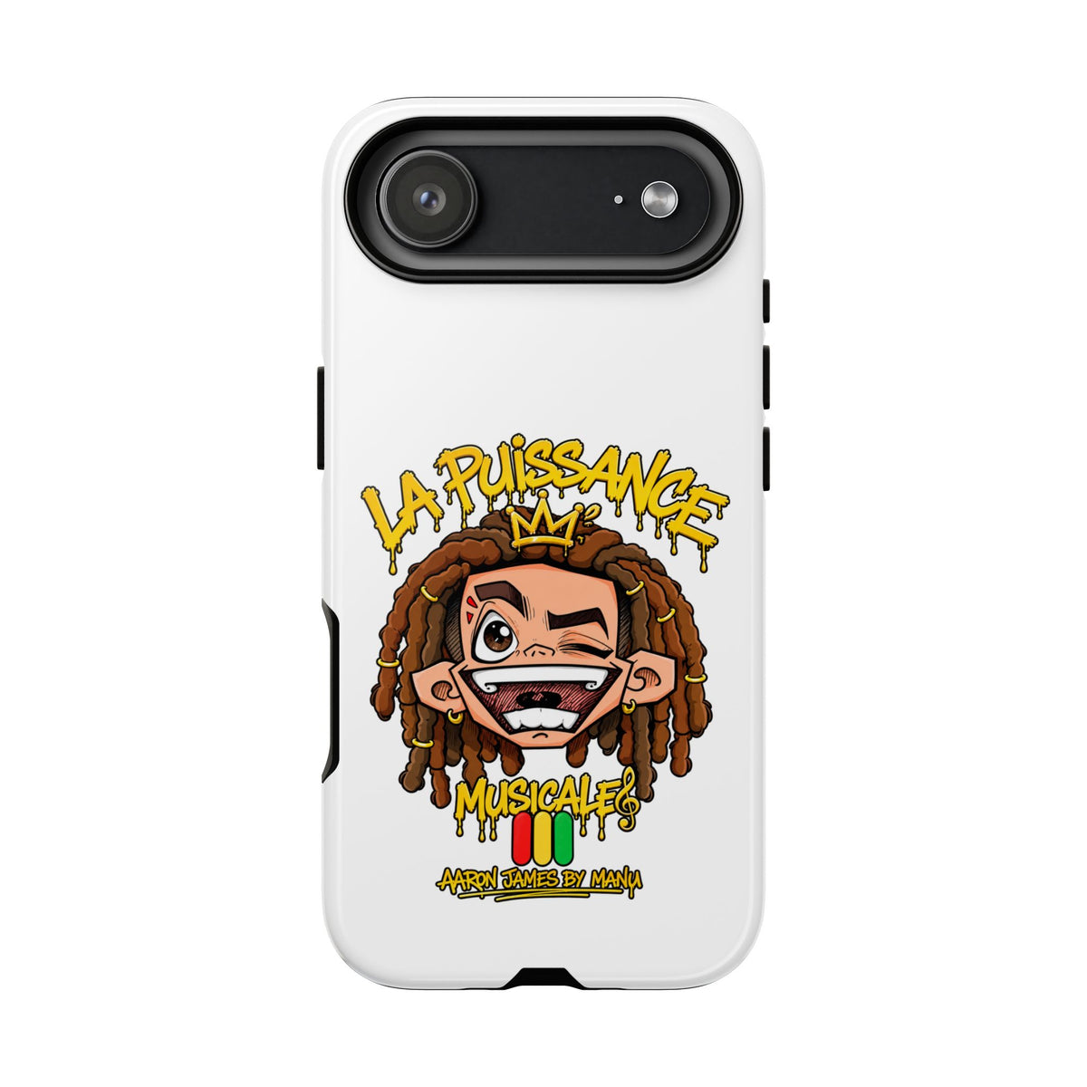 Coque Rasta King – Blanc | La Puissance Musicale