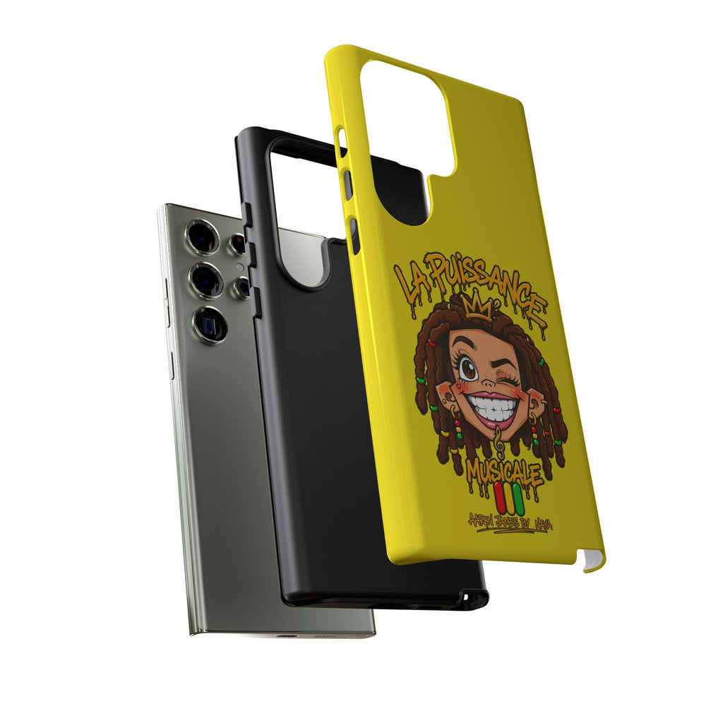 Coque Samsung Rasta Queen – Jaune | La Puissance Musicale