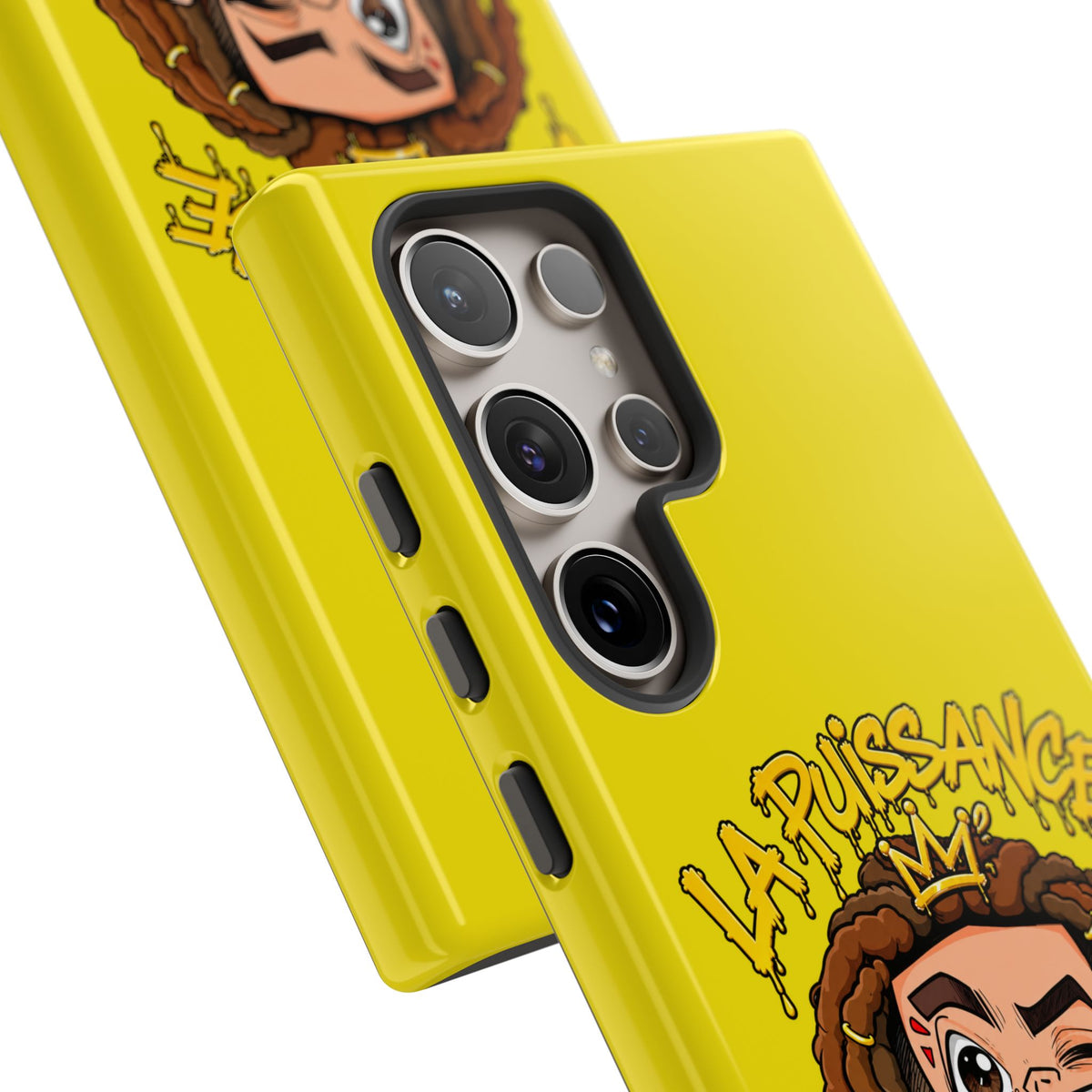 Coque Samsung Rasta King – Jaune | La Puissance Musicale