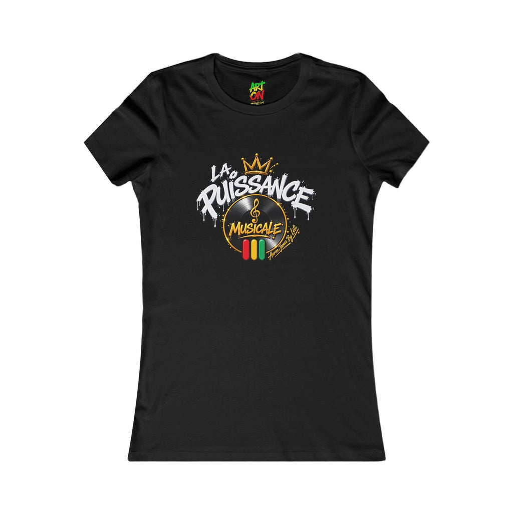 T-shirt cintré femme La Puissance Musicale