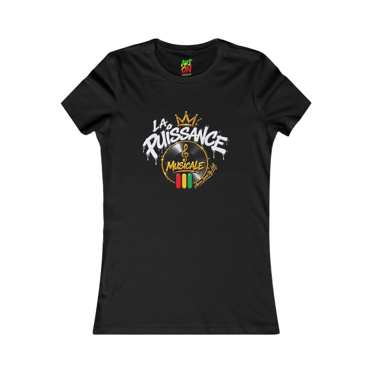 T-shirt cintré femme La Puissance Musicale