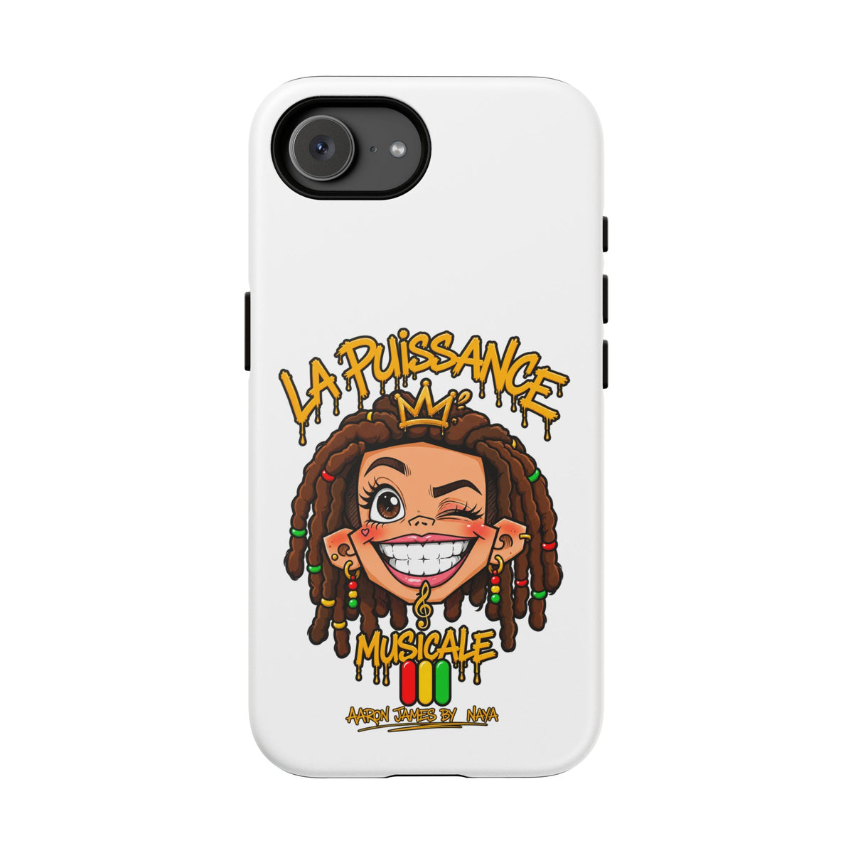 Coque Rasta Queen – Blanc | La Puissance Musicale
