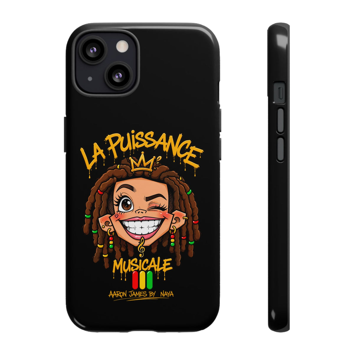 Coque Rasta Queen – Noir | La Puissance Musicale