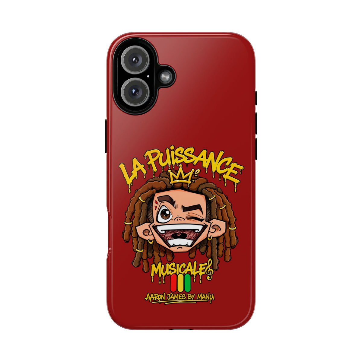Coque Rasta King – Rouge | La Puissance Musicale