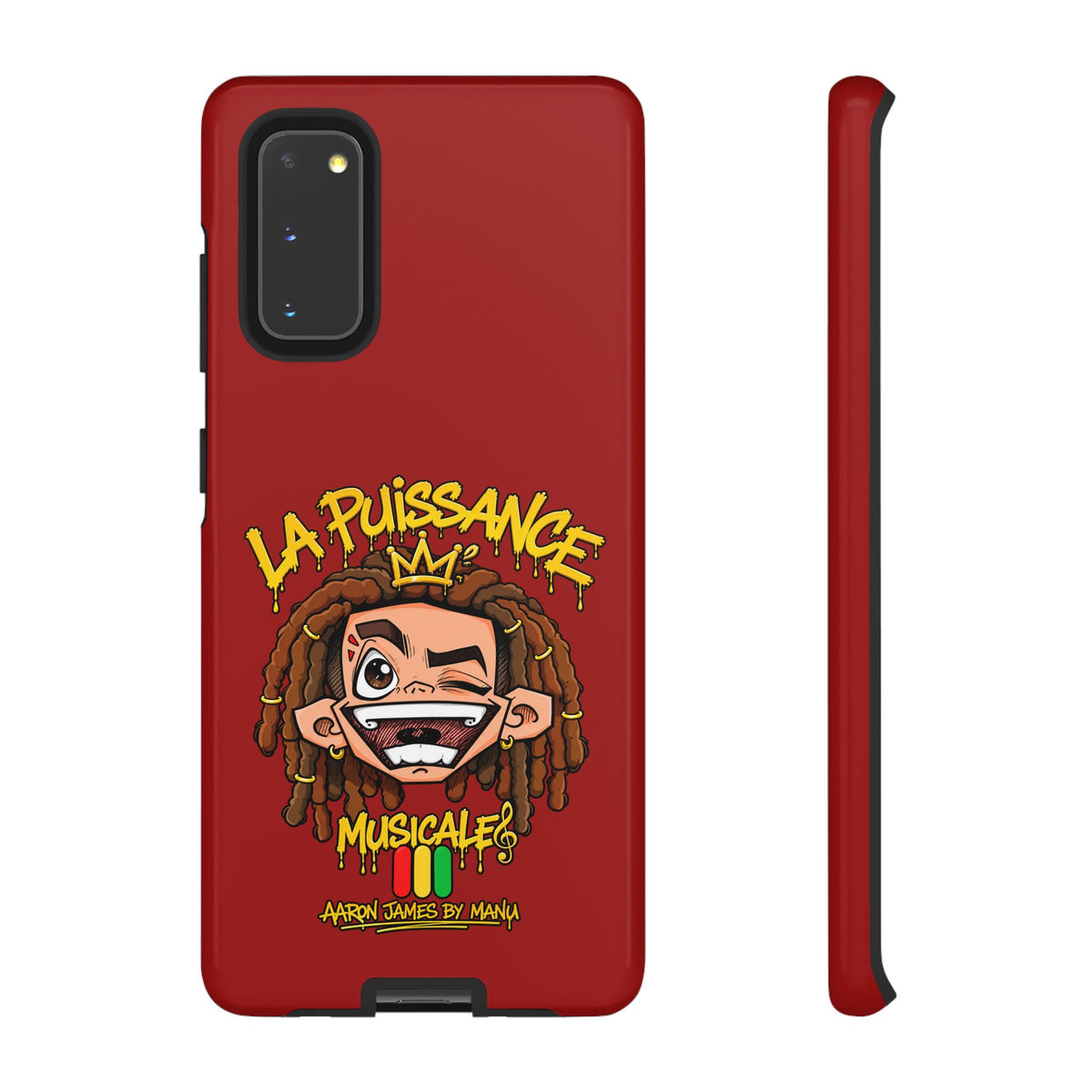 Coque Samsung Rasta King – Rouge | La Puissance Musicale