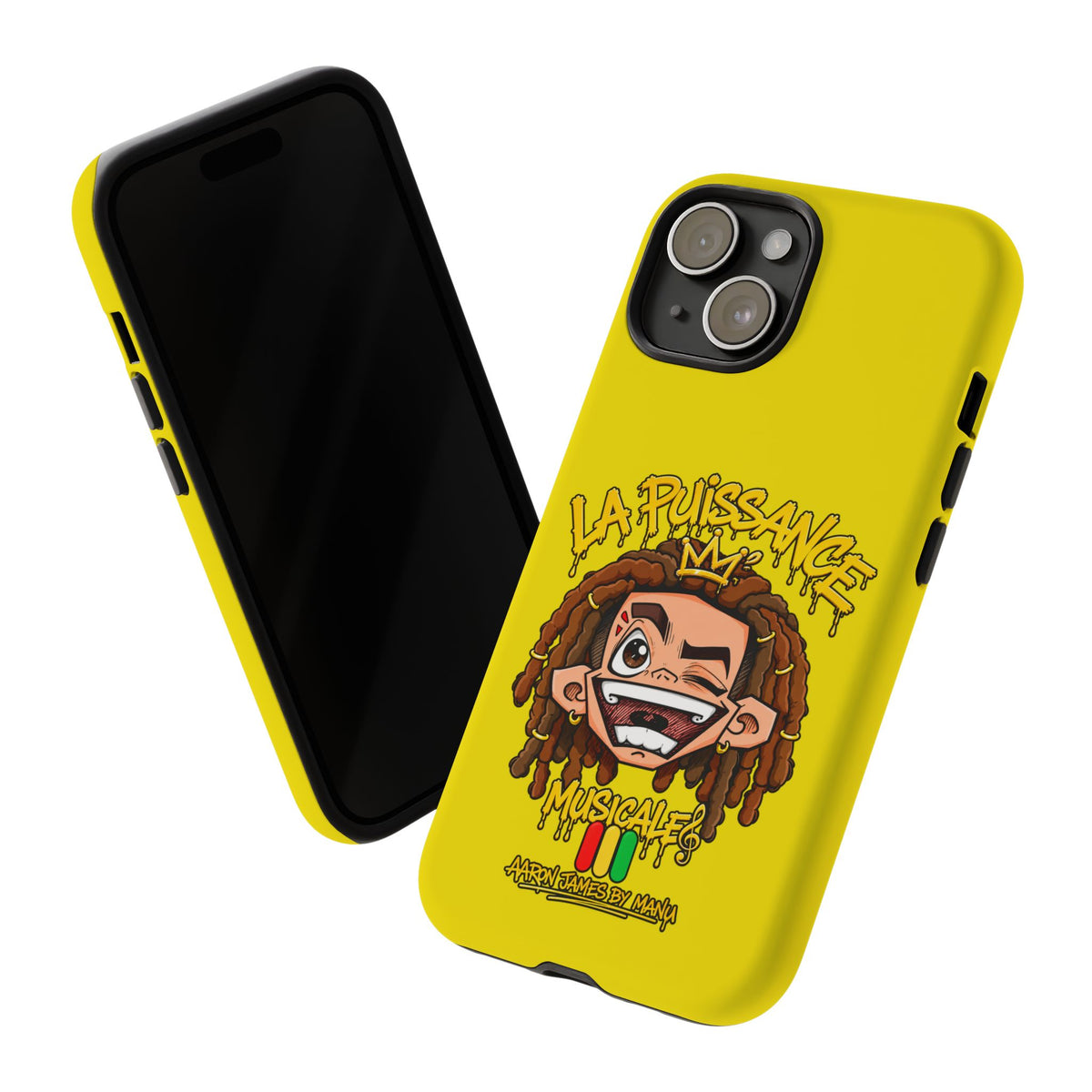 Coque Rasta King – Jaune | La Puissance Musicale