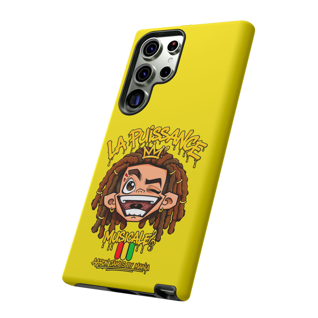 Coque Samsung Rasta King – Jaune | La Puissance Musicale