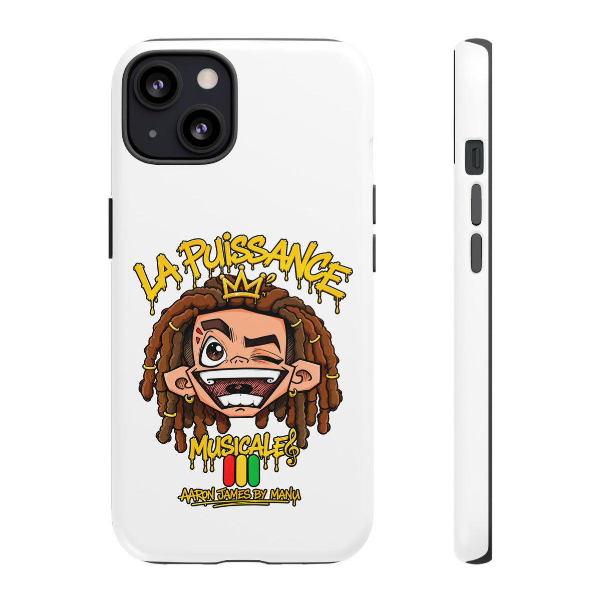 Coque Rasta King – Blanc | La Puissance Musicale