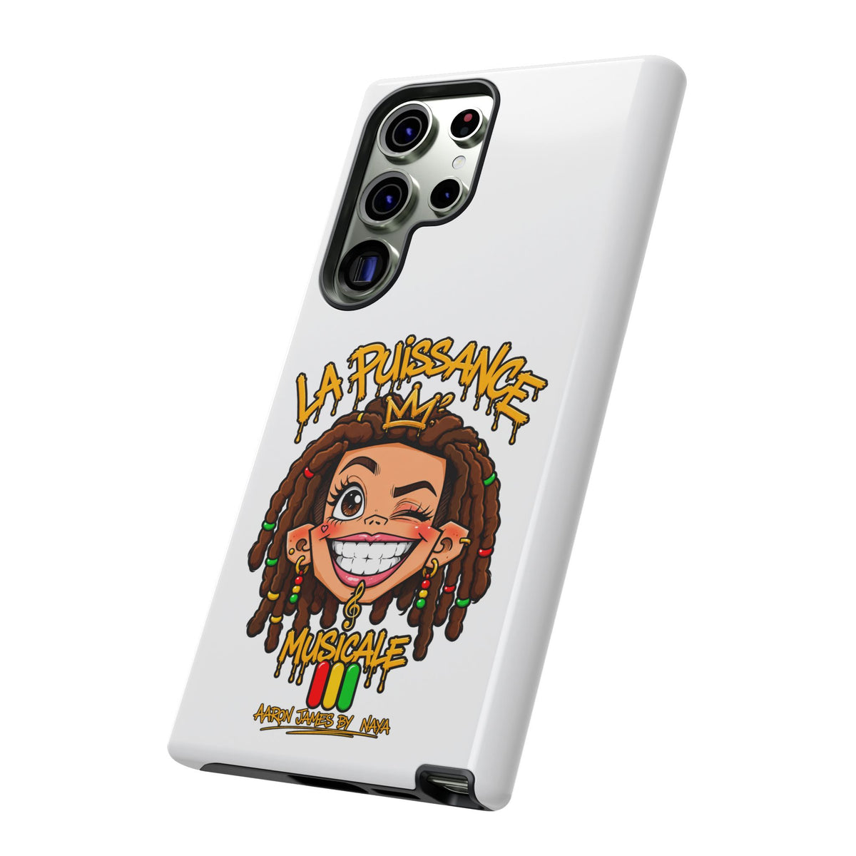 Coque Samsung Rasta Queen – Blanc | La Puissance Musicale