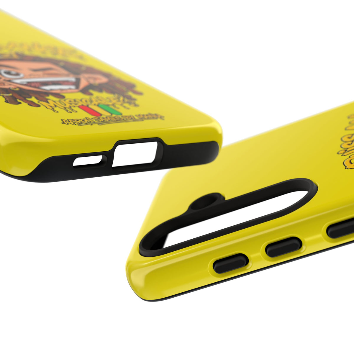 Coque Samsung Rasta King – Jaune | La Puissance Musicale