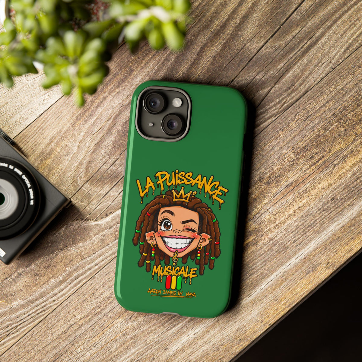 Coque Rasta Queen – Vert | La Puissance Musicale
