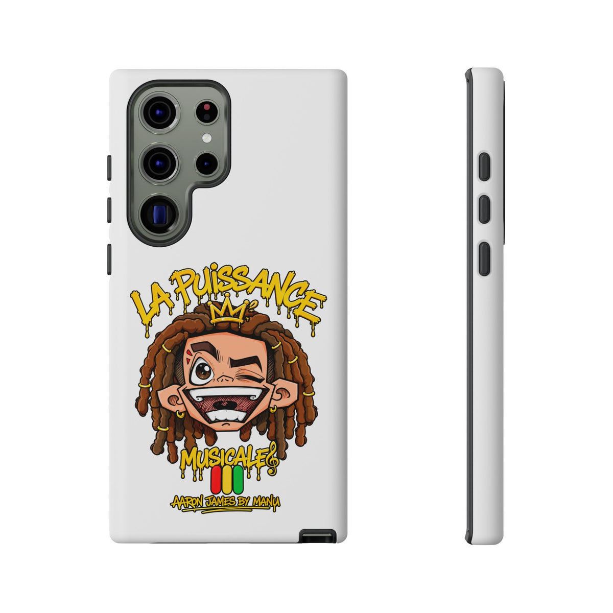 Coque Samsung Rasta King – Blanc | La Puissance Musicale – vue 28