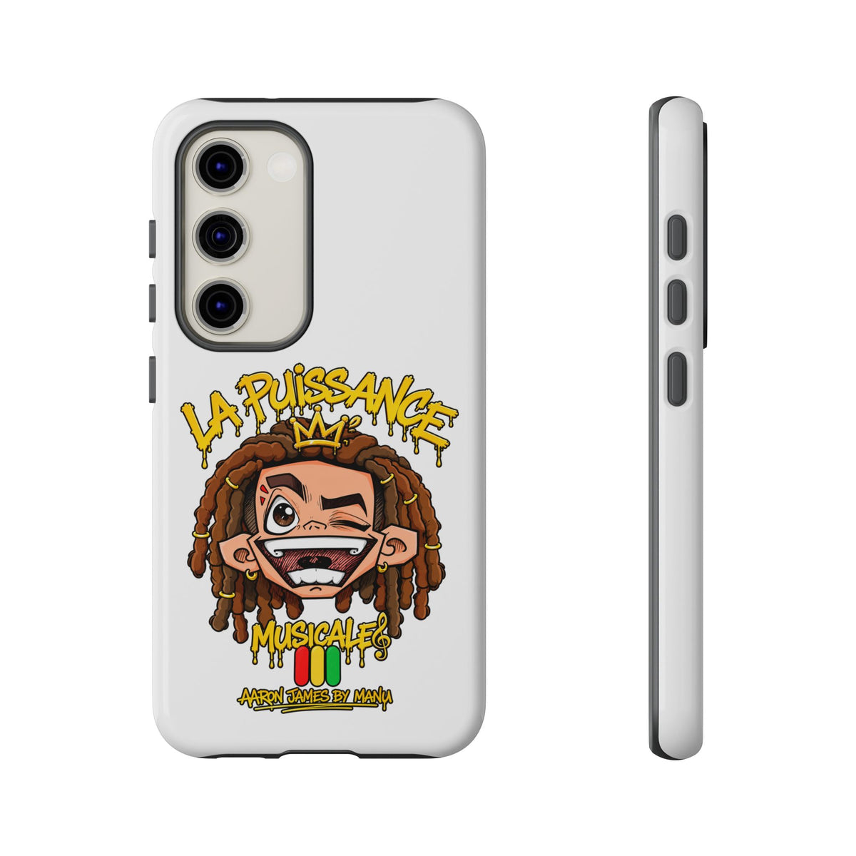 Coque Samsung Rasta King – Blanc | La Puissance Musicale – vue 23