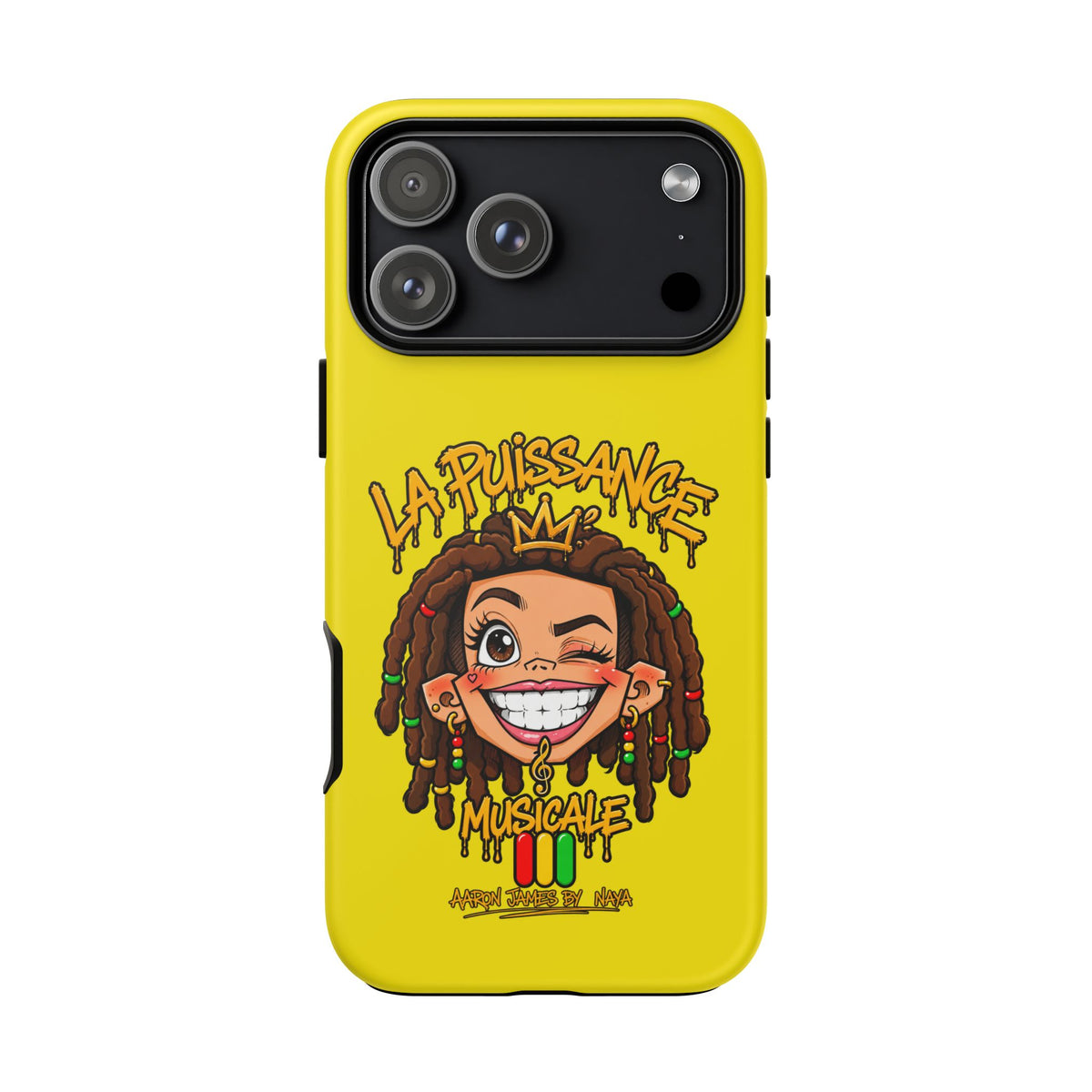 Coque Rasta Queen – Jaune | La Puissance Musicale