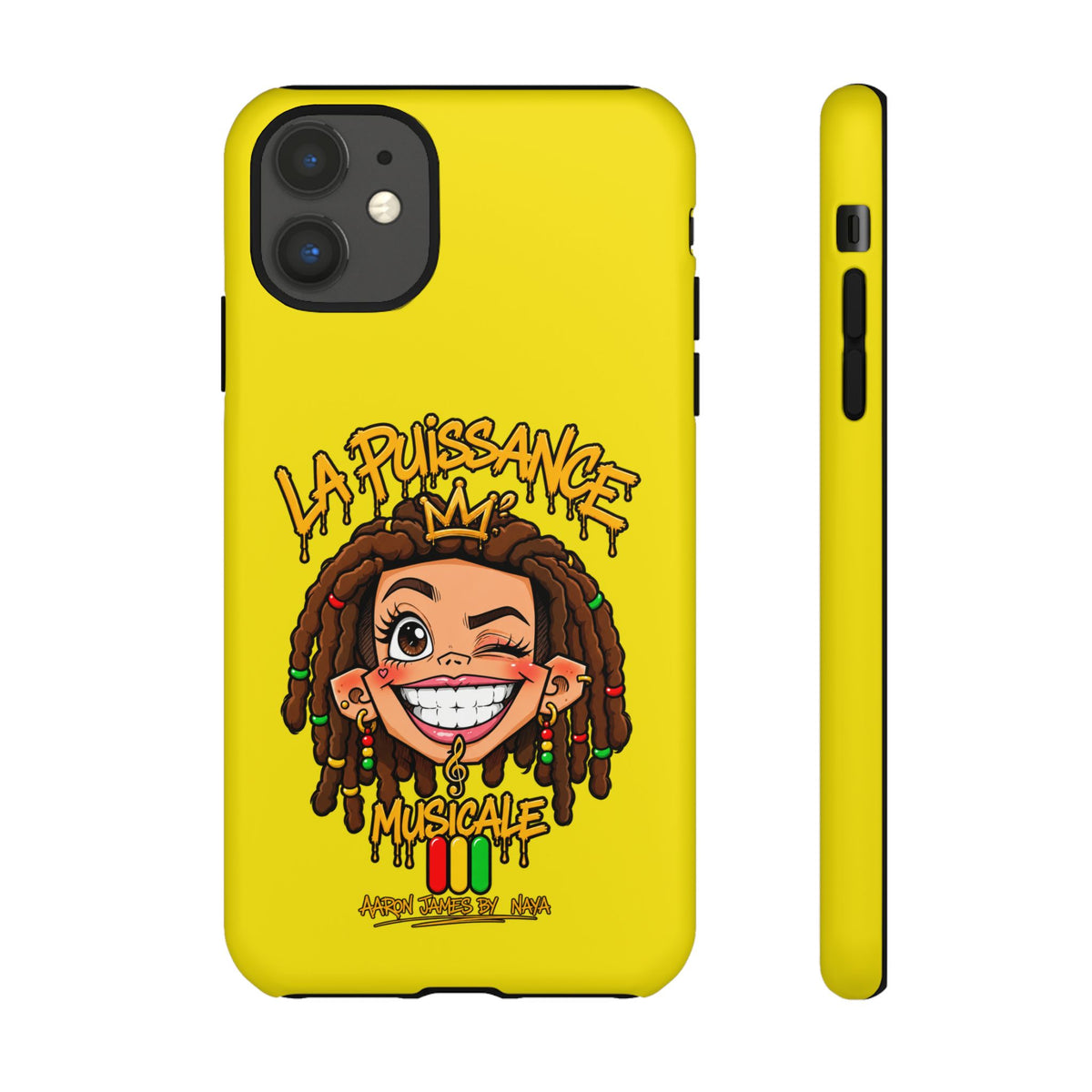 Coque Rasta Queen – Jaune | La Puissance Musicale