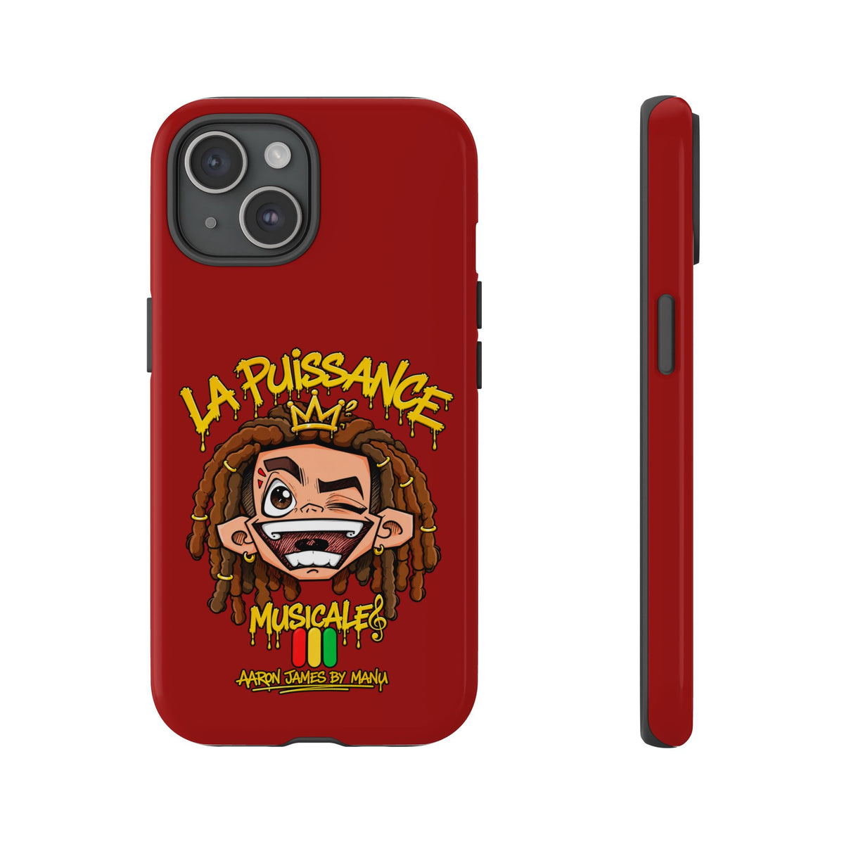 Coque Rasta King – Rouge | La Puissance Musicale