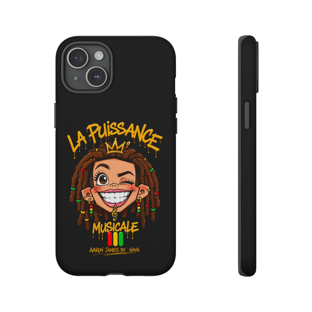 Coque Rasta Queen – Noir | La Puissance Musicale