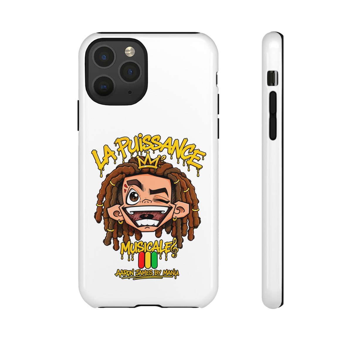 Coque Rasta King – Blanc | La Puissance Musicale