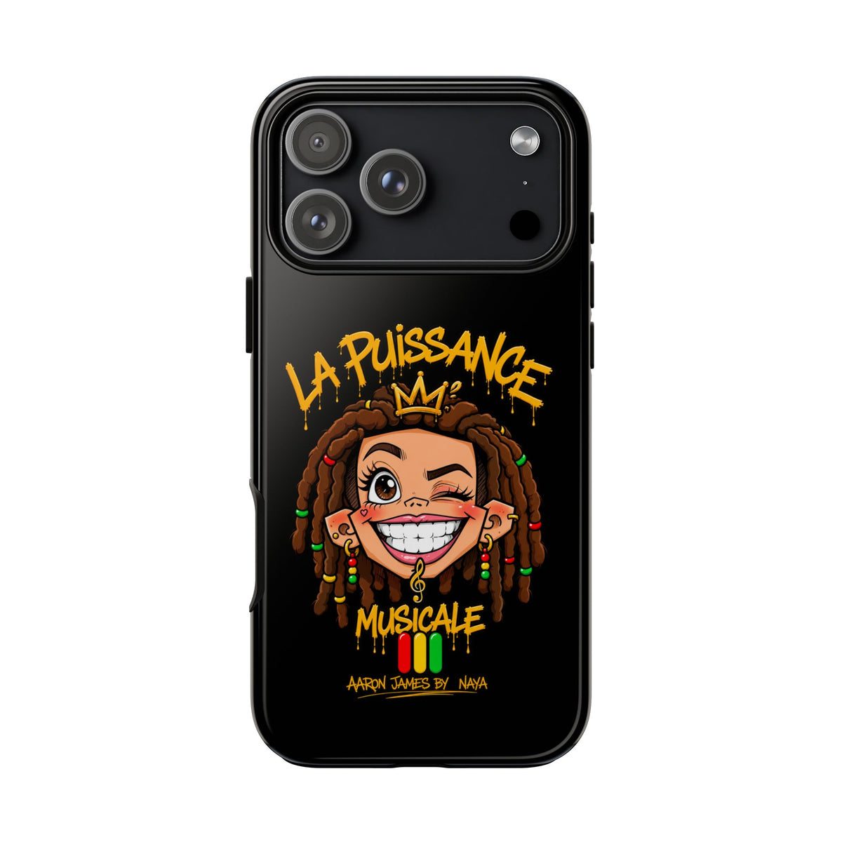 Coque Rasta Queen – Noir | La Puissance Musicale