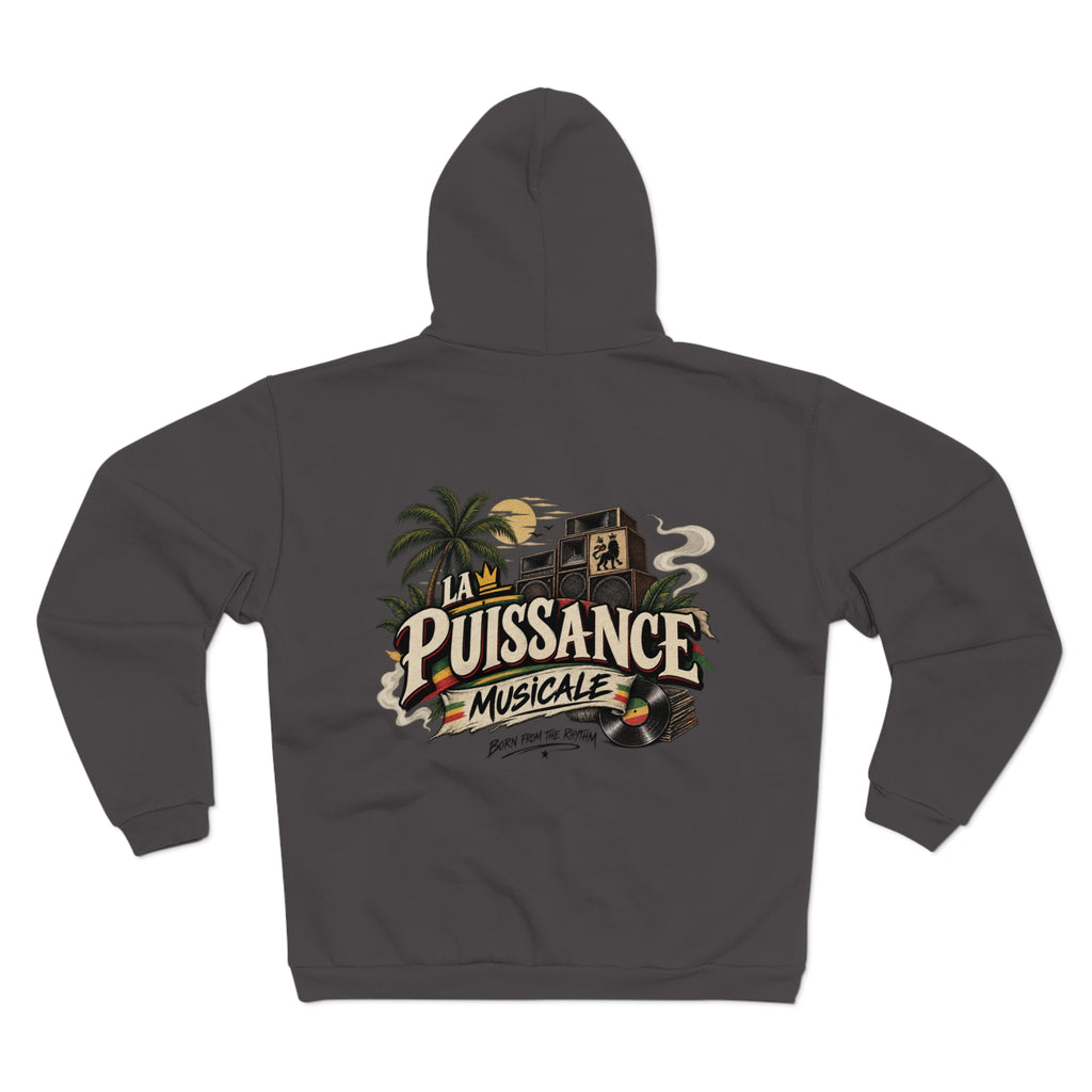 Zip hoodie La Puissance Musicale Vintage reggae
