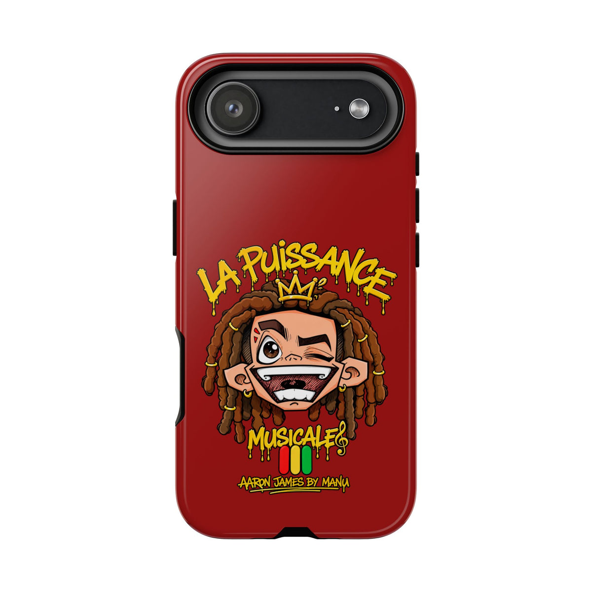 Coque Rasta King – Rouge | La Puissance Musicale