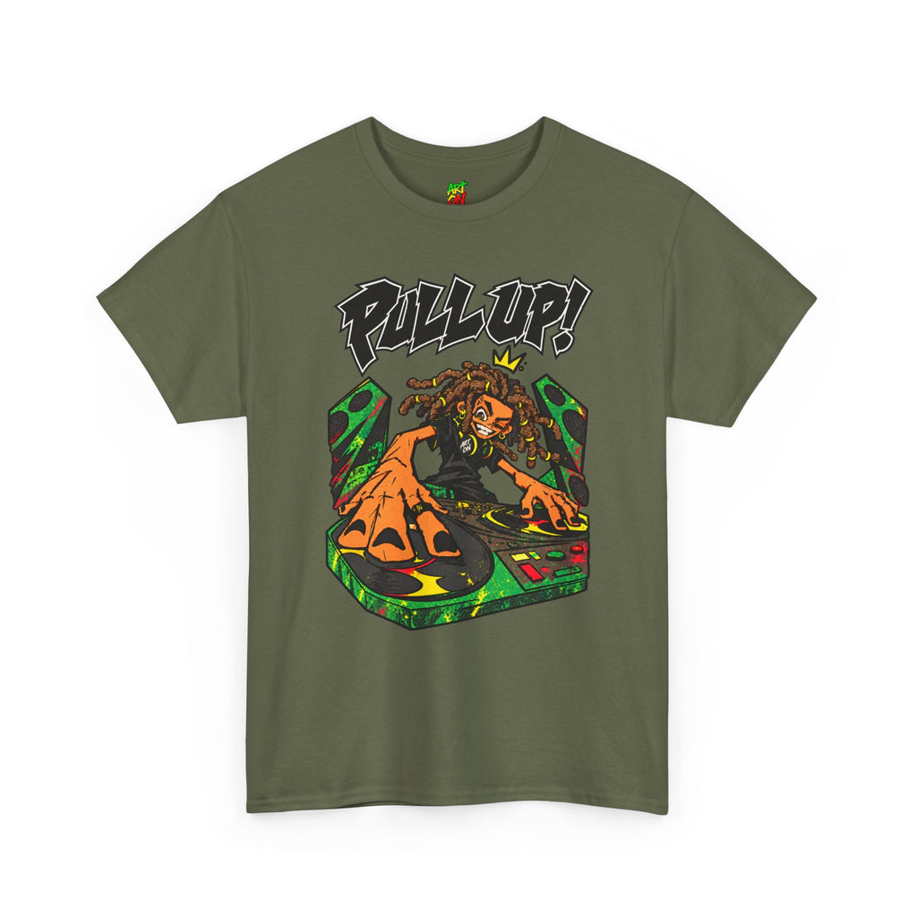T-shirt DJ Rasta King 'Pull Up!'