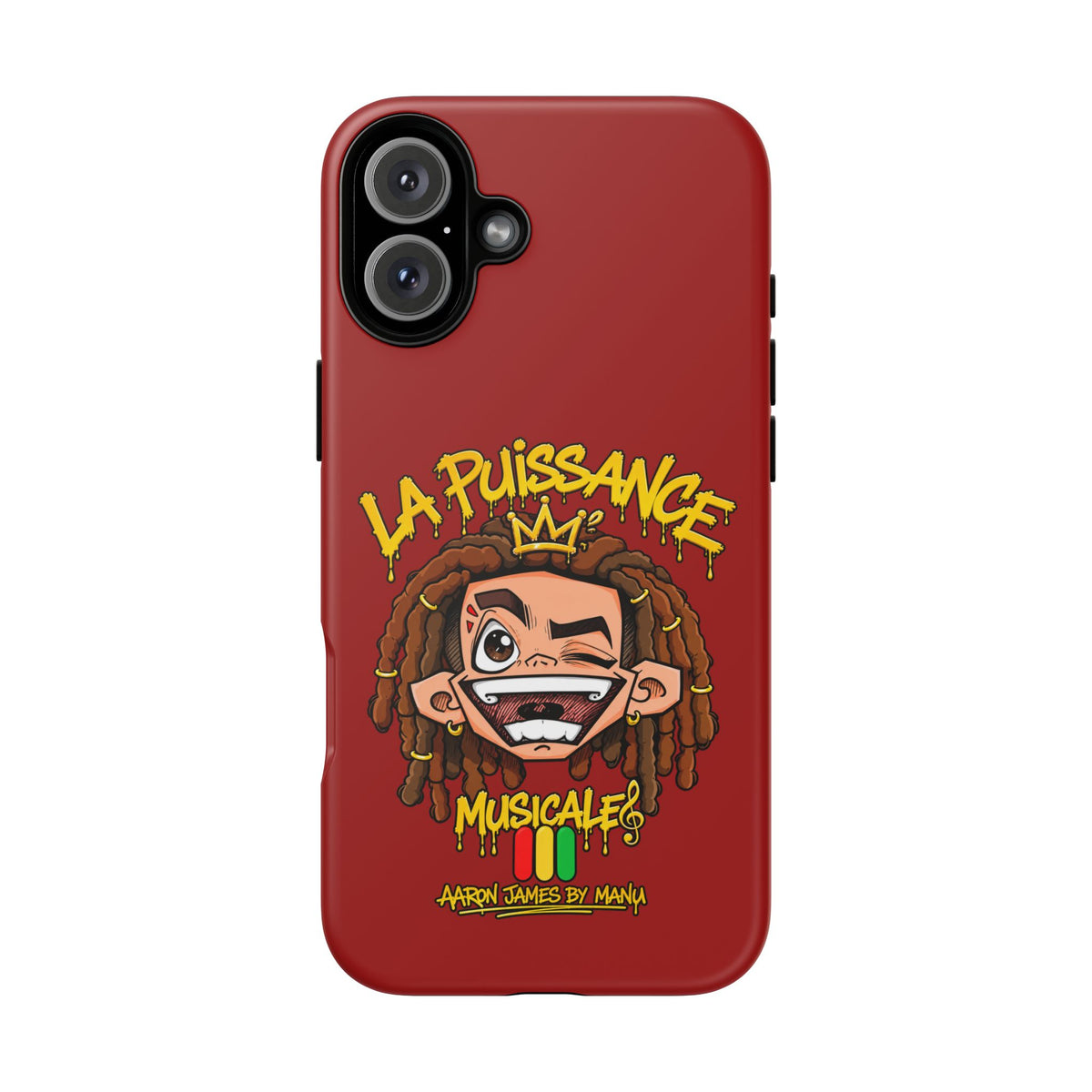 Coque Rasta King – Rouge | La Puissance Musicale
