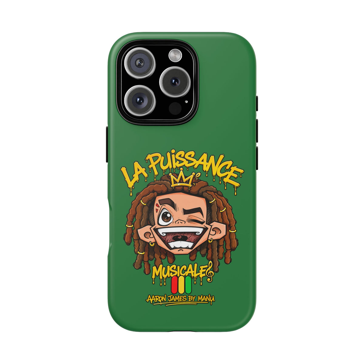 Coque Rasta King – Vert | La Puissance Musicale
