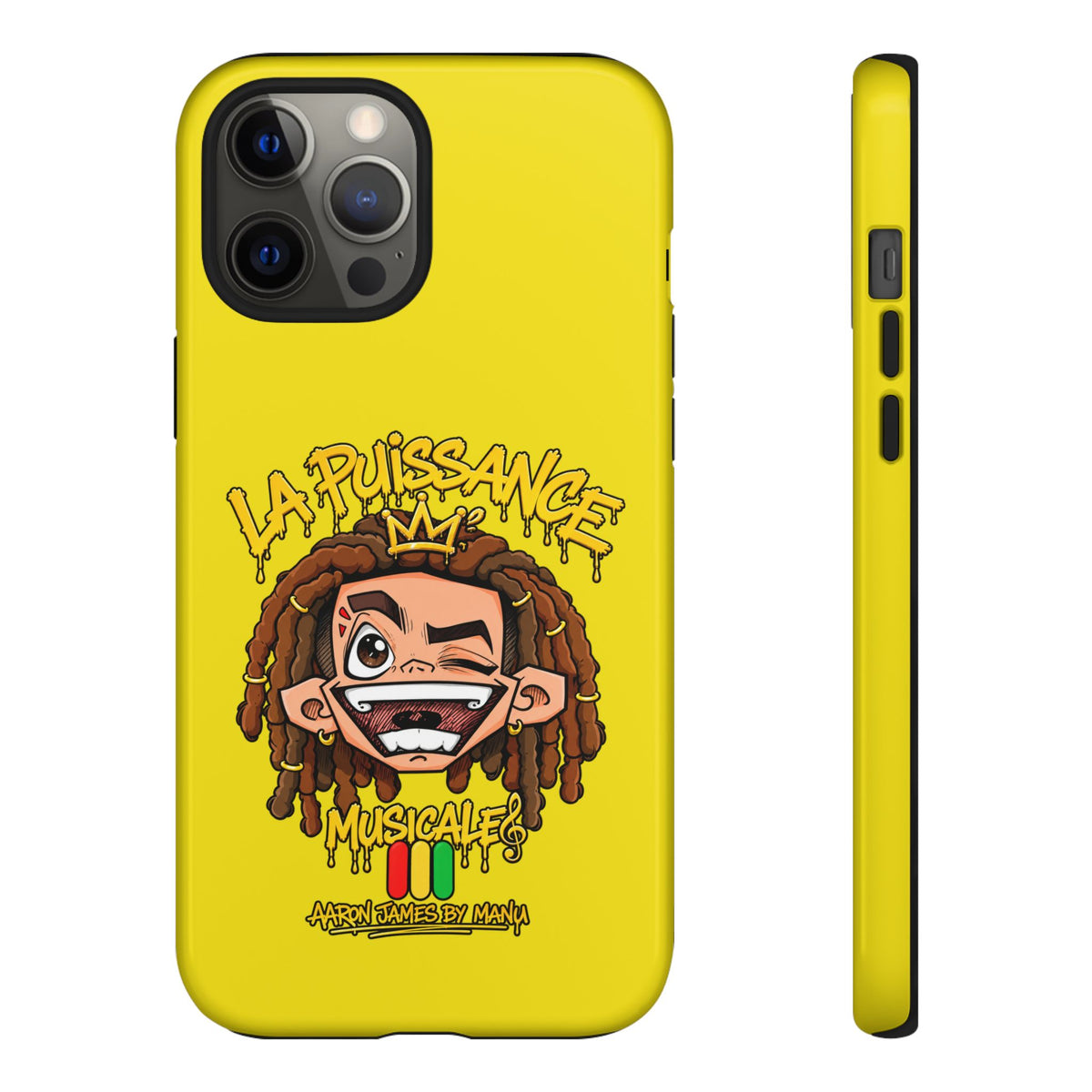 Coque Rasta King – Jaune | La Puissance Musicale