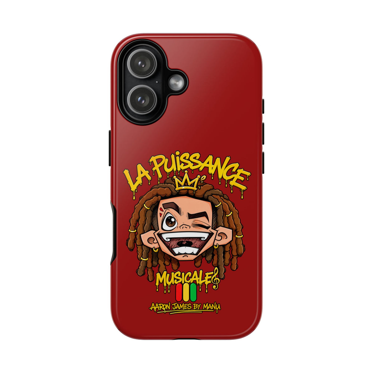 Coque Rasta King – Rouge | La Puissance Musicale