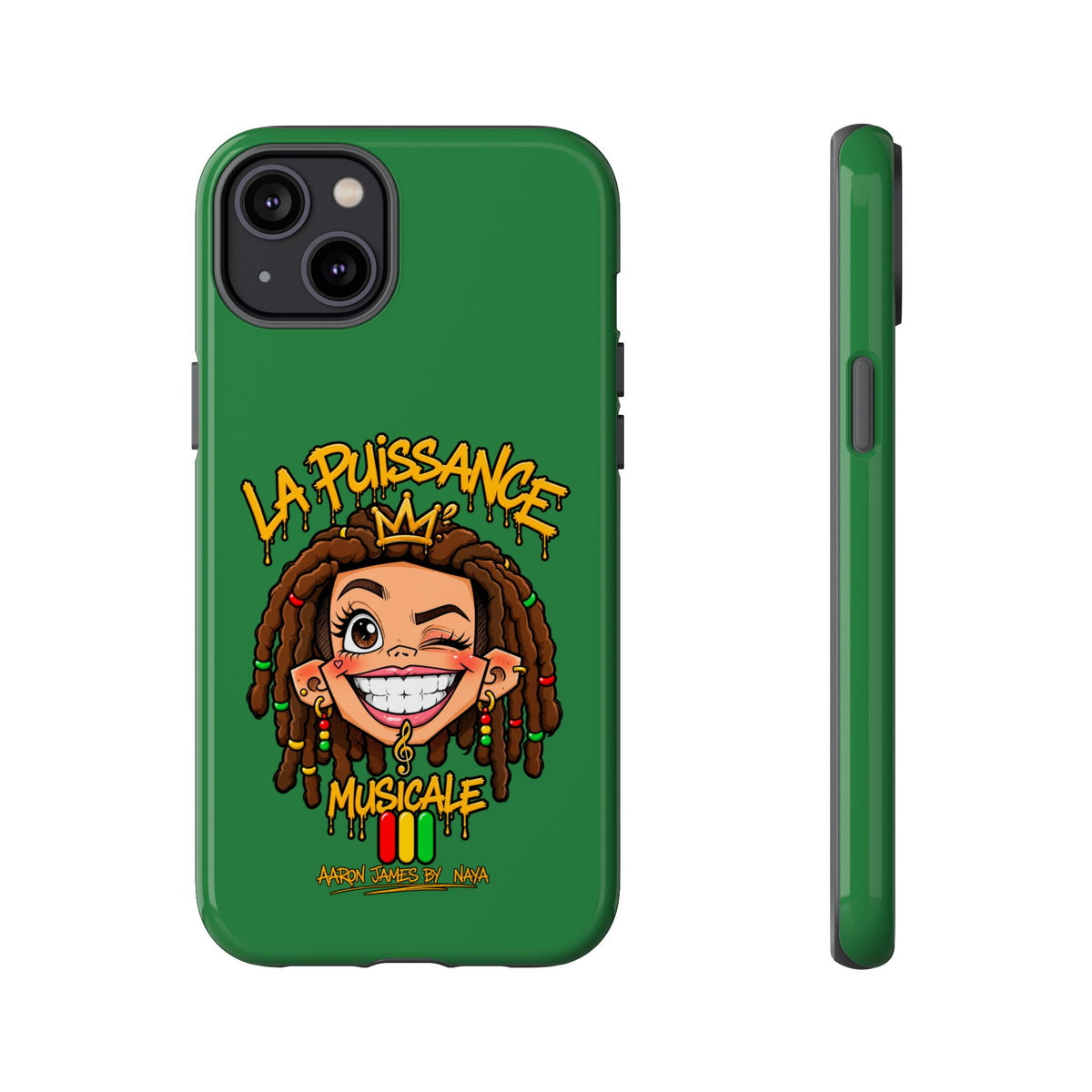 Coque Rasta Queen – Vert | La Puissance Musicale