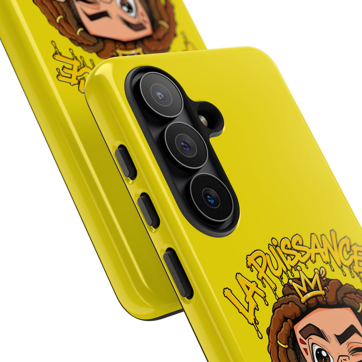 Coque Samsung Rasta King – Jaune | La Puissance Musicale
