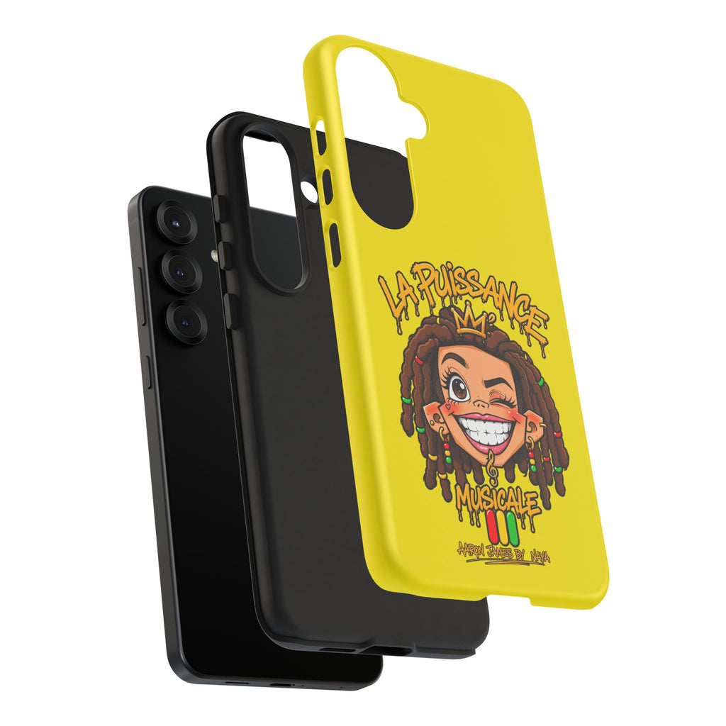 Coque Samsung Rasta Queen – Jaune | La Puissance Musicale