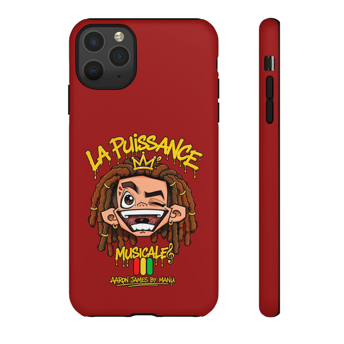 Coque Rasta King – Rouge | La Puissance Musicale