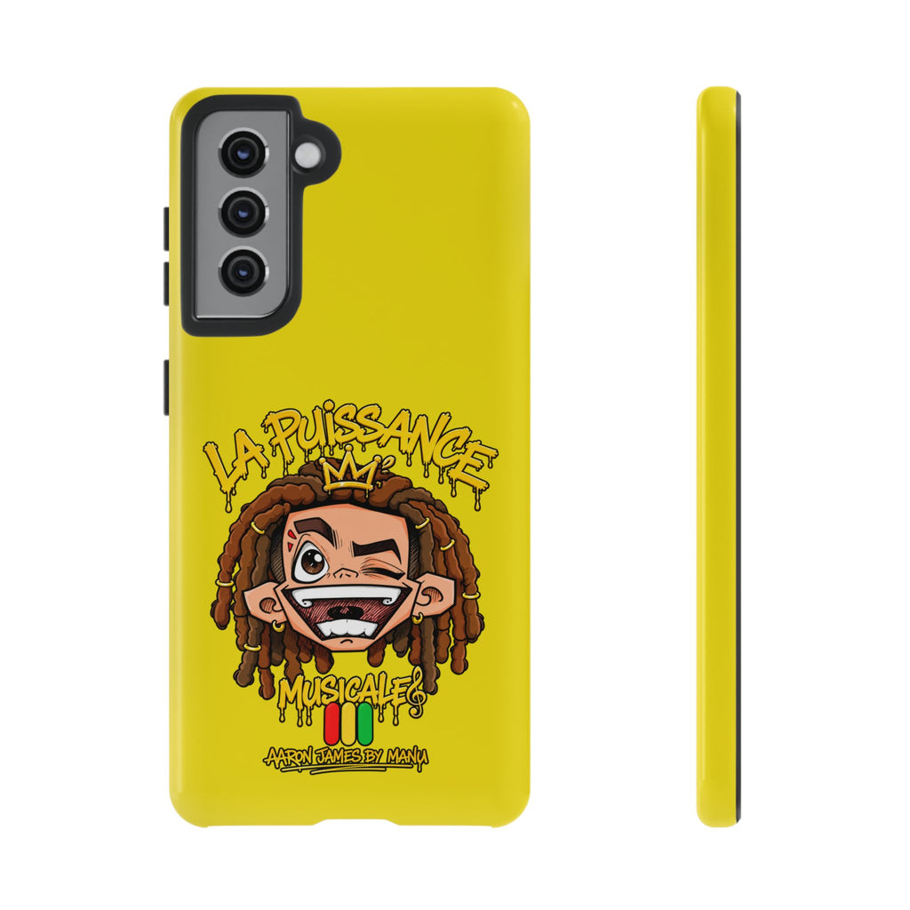 Coque Samsung Rasta King – Jaune | La Puissance Musicale – vue 7