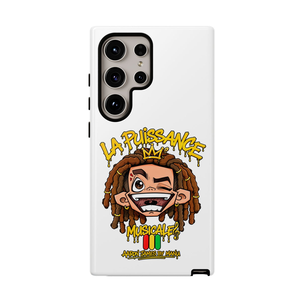 Coque Samsung Rasta King – Blanc | La Puissance Musicale – vue 33