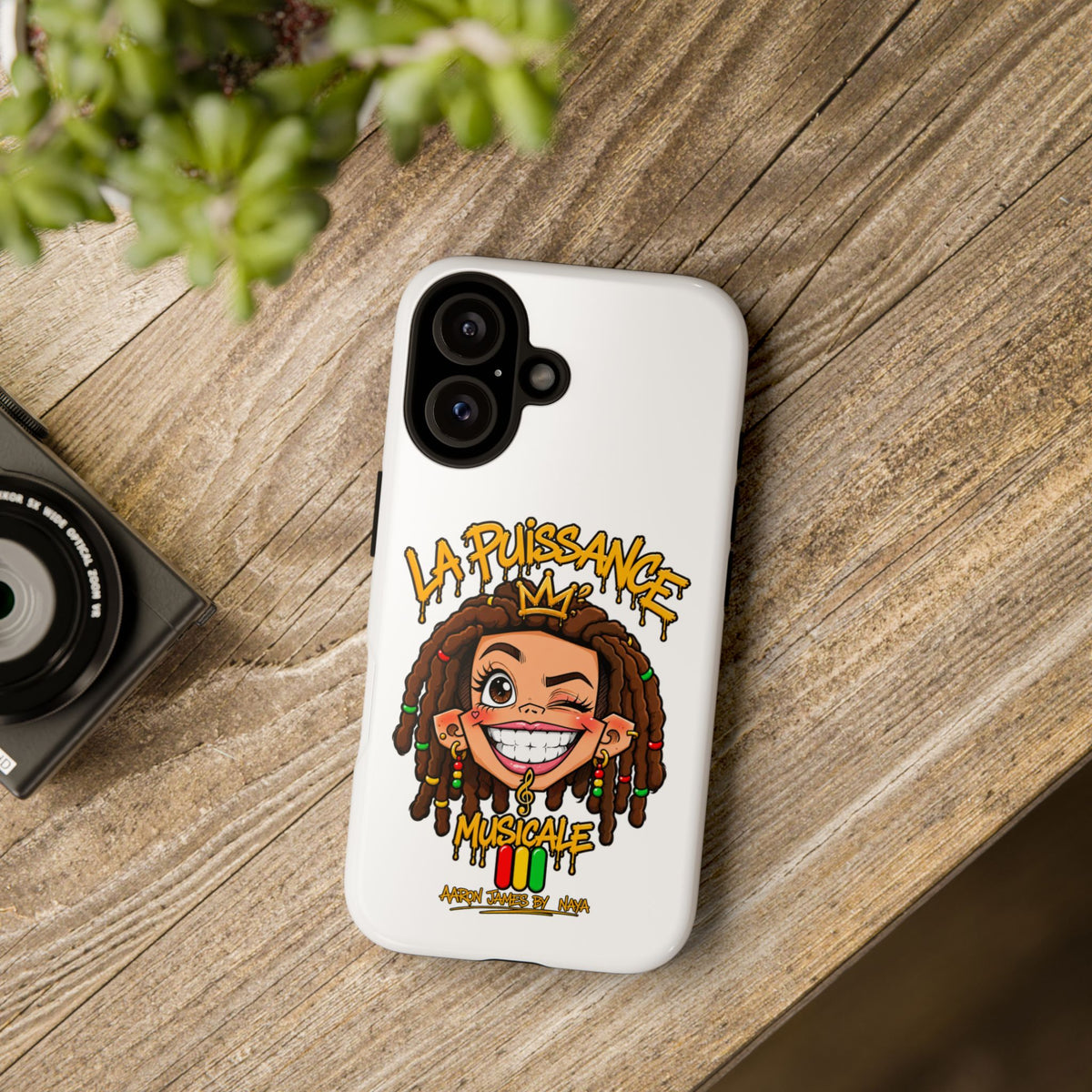 Coque Rasta Queen – Blanc | La Puissance Musicale