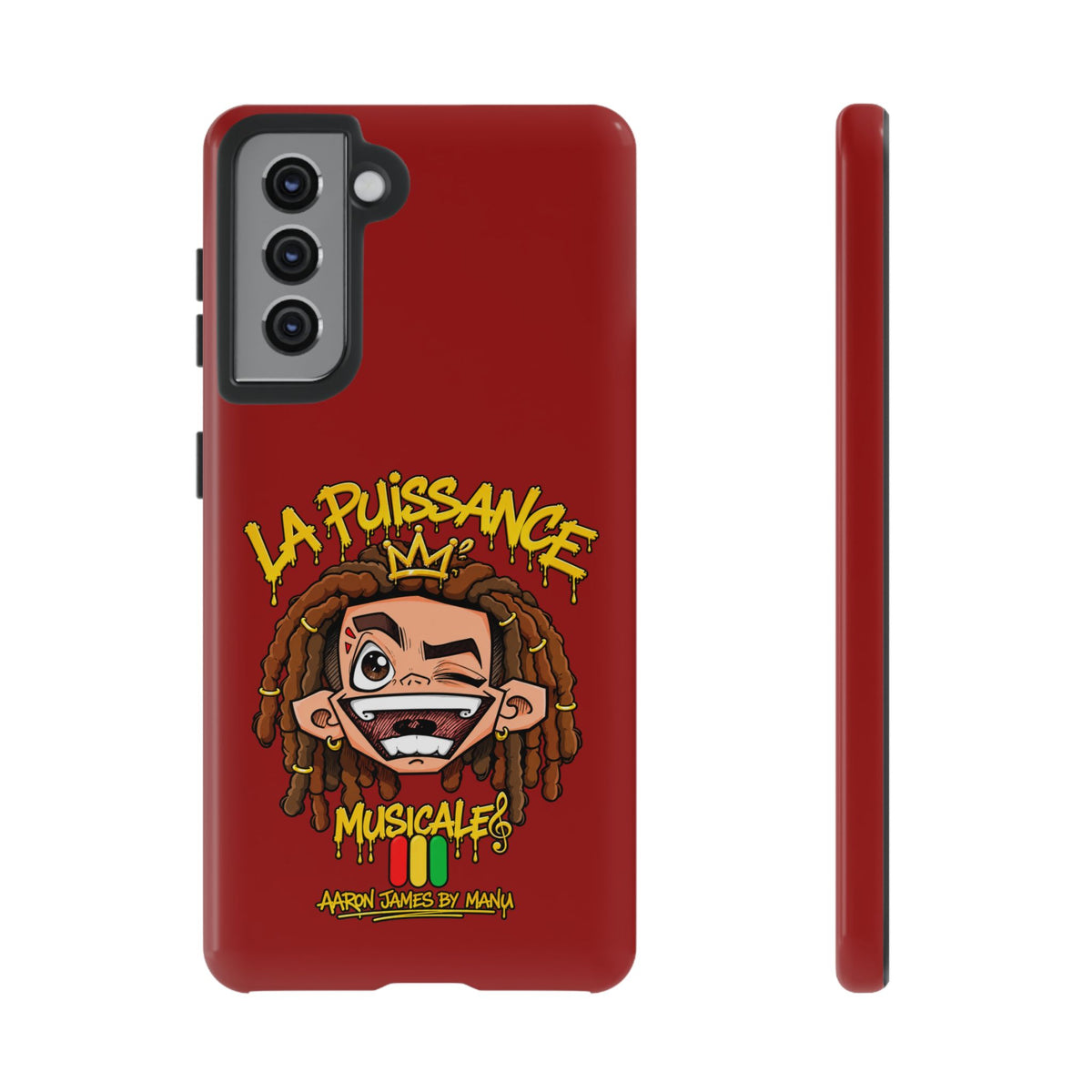 Coque Samsung Rasta King – Rouge | La Puissance Musicale