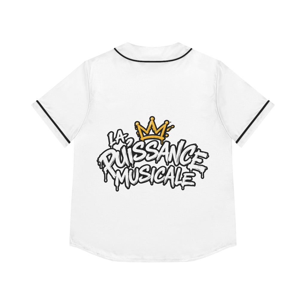 La Puissance Musicale Women's Baseball Jersey — 'Art On' Streetwear Baseball Shirt