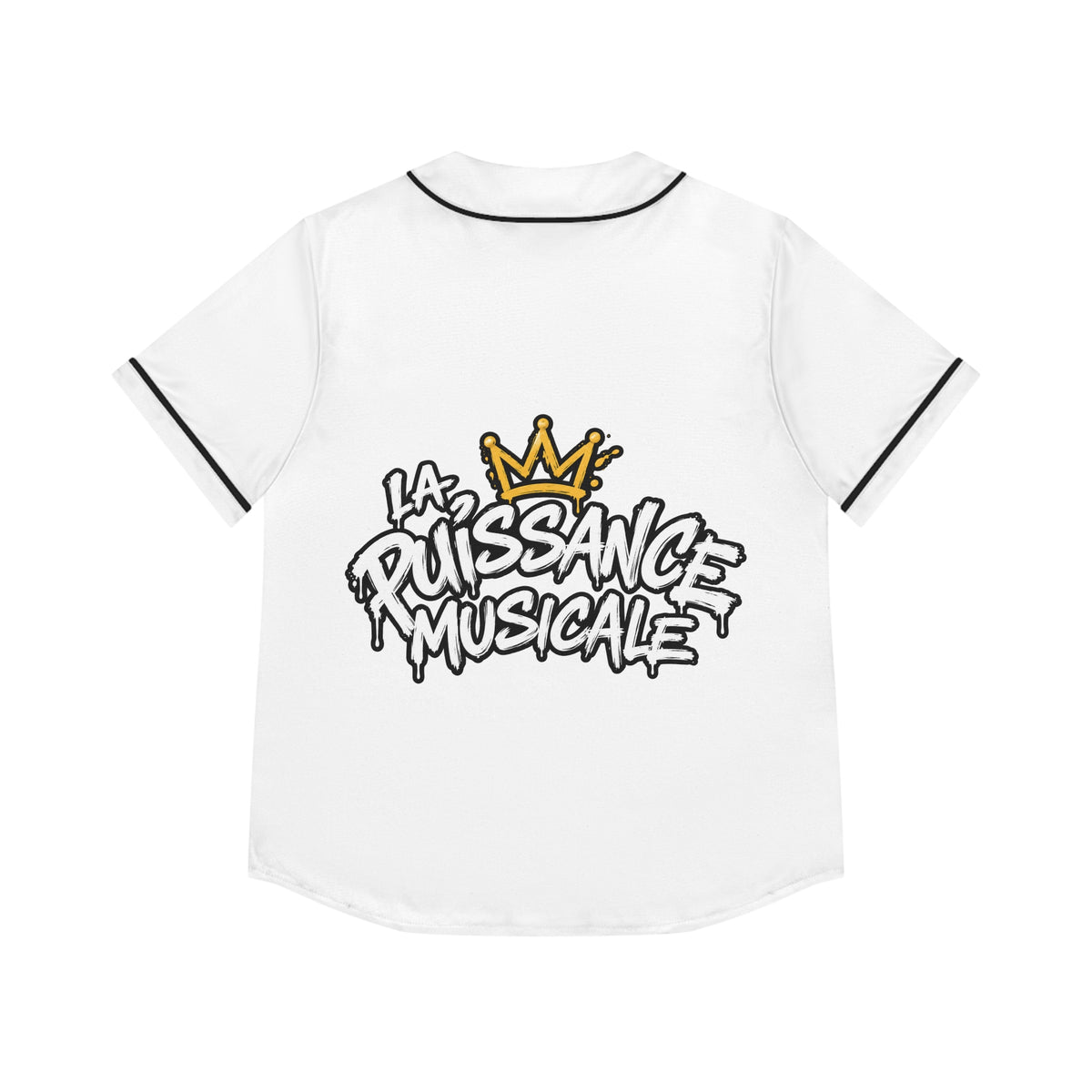 La Puissance Musicale Women's Baseball Jersey — 'Art On' Streetwear Baseball Shirt
