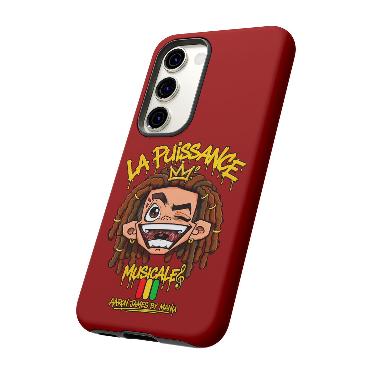 Coque Samsung Rasta King – Rouge | La Puissance Musicale