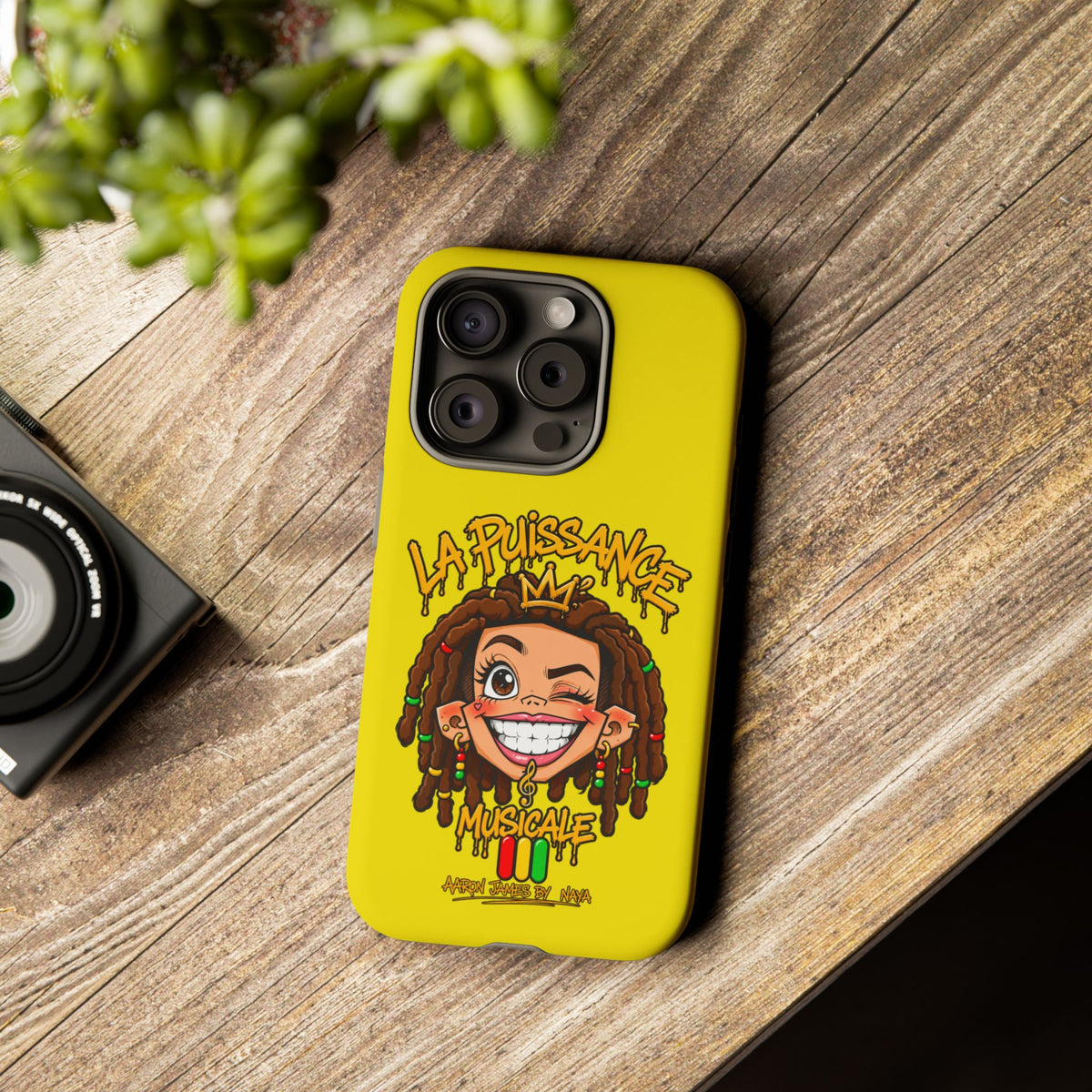 Coque Rasta Queen – Jaune | La Puissance Musicale